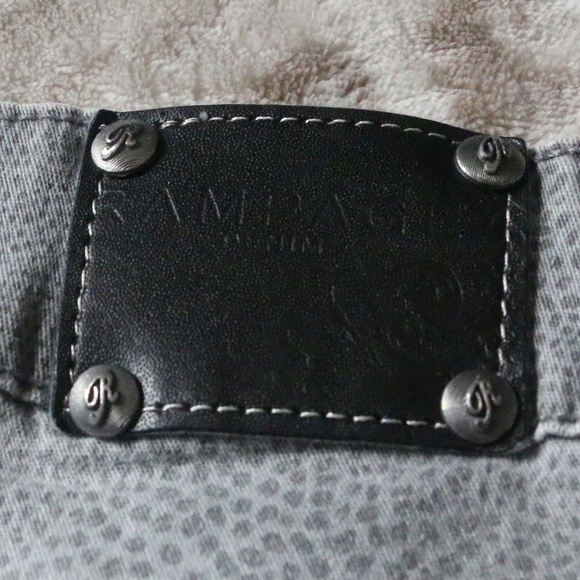 For the Rampage Snake Print Grey Skinny Pants - Picture 5 of 8